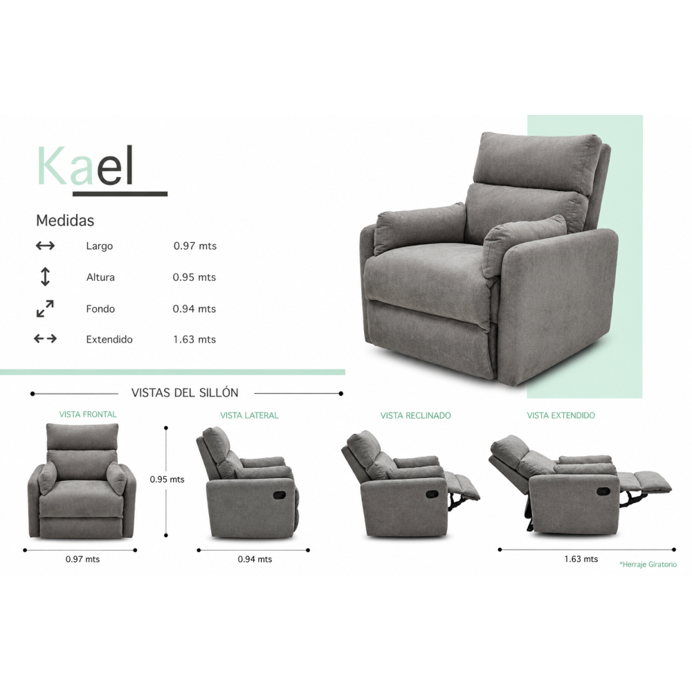 KAEL RECLINABLE 